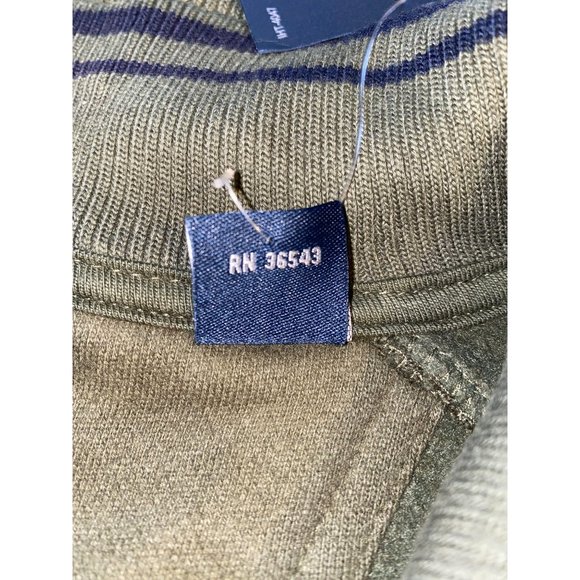 IZOD Sweatshirt Men L Half-Zip Long Sleeve Green - Picture 8 of 8